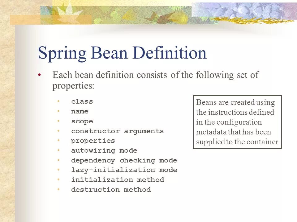 Spring get bean. Spring get bean