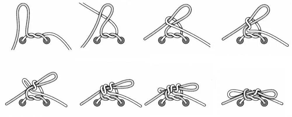 Как завязывать шнурки поэтапно