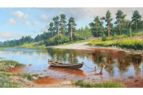 Описание картины пейзаж с рекой 5 класс