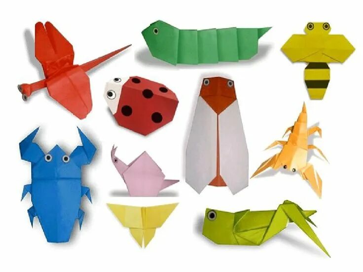 Игрушка в технике оригами. Оригами. Поделки из бумаги. Оригами из бумаги для детей. Оригами для дошкольников.