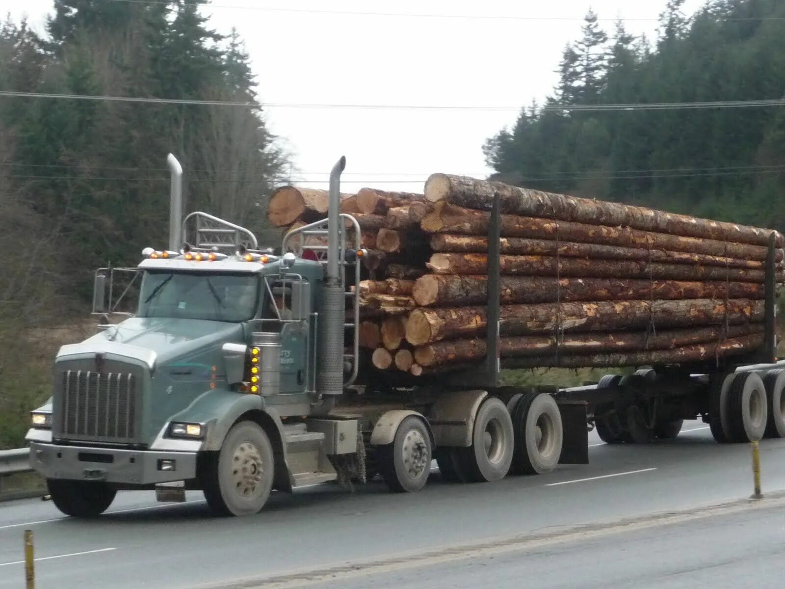 Logger log. Кенворт автопоезд лесовоз. лесовоз сша. logger грузовик. лесовоз едет в ночи.