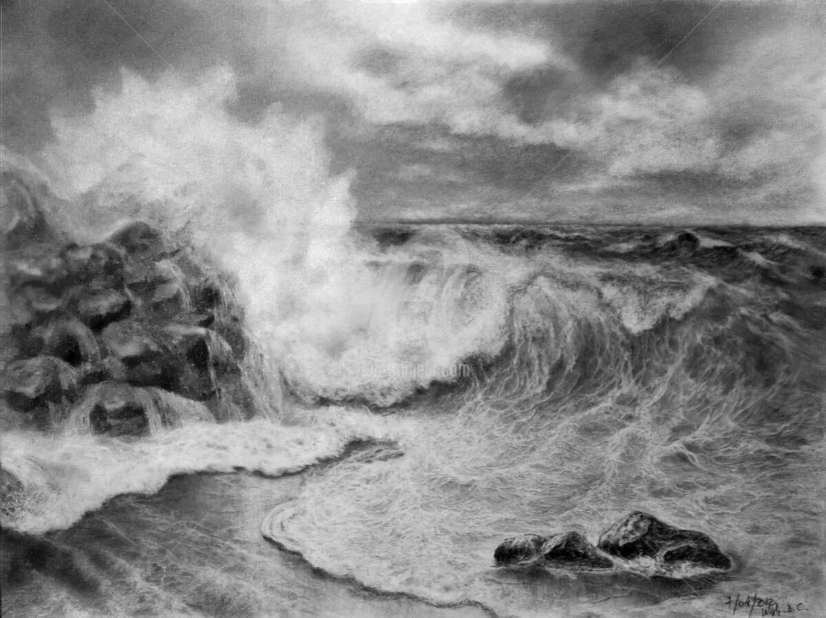 Море уголь. Море карандашом. море графика. волны карандашом. картина карандашом море.