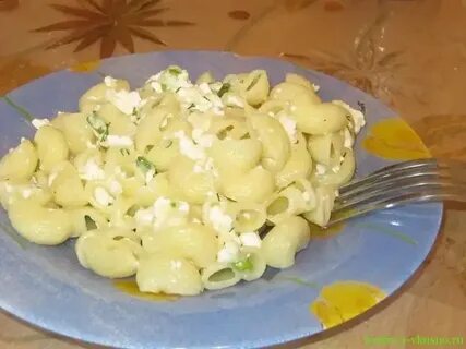 Творожные макароны
