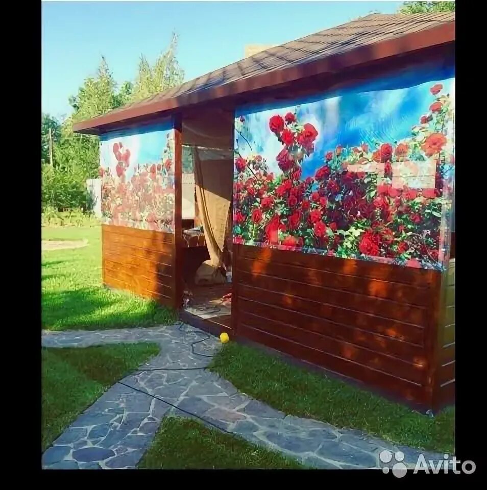Фотосетки для декора Забора, беседки и фасада - Стройматериалы в Мурманске - Дос