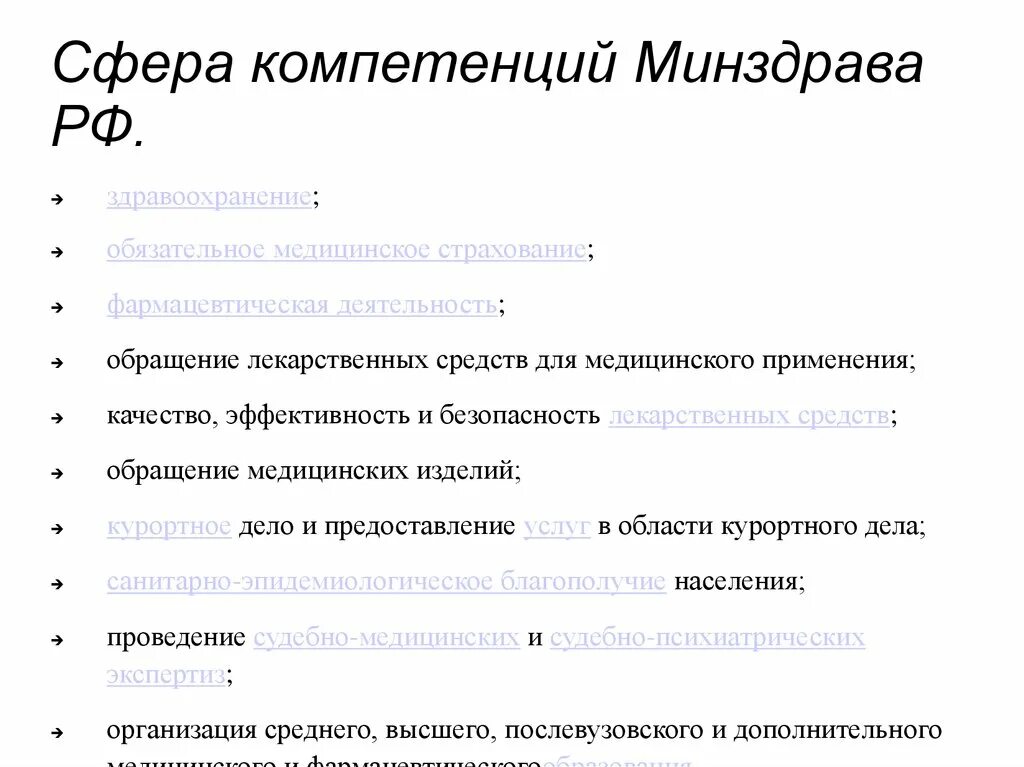 Полномочия здравоохранения рф. Полномочия Министерства здравоохранения РФ. Основные полномочия Министерства здравоохранения РФ. Компетенция Минздрава России. Министерство здравоохранения Российской Федерации структура.