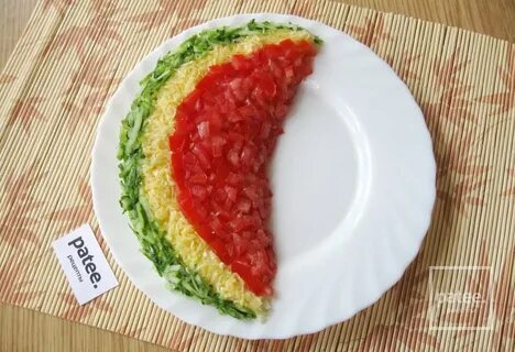 Салат арбузная долька с курицей пошаговый рецепт