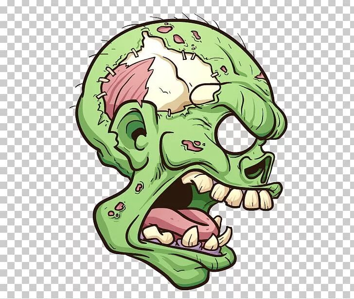 Zombie brain. Мультяшные зомби.