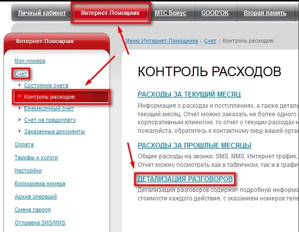 Детализация в личном кабинете МТС. МТС личный кабинет. Личный кабинет МТС детализация разговоров. Детализация в МТС через личный кабинет. Заказать детализацию номера мтс