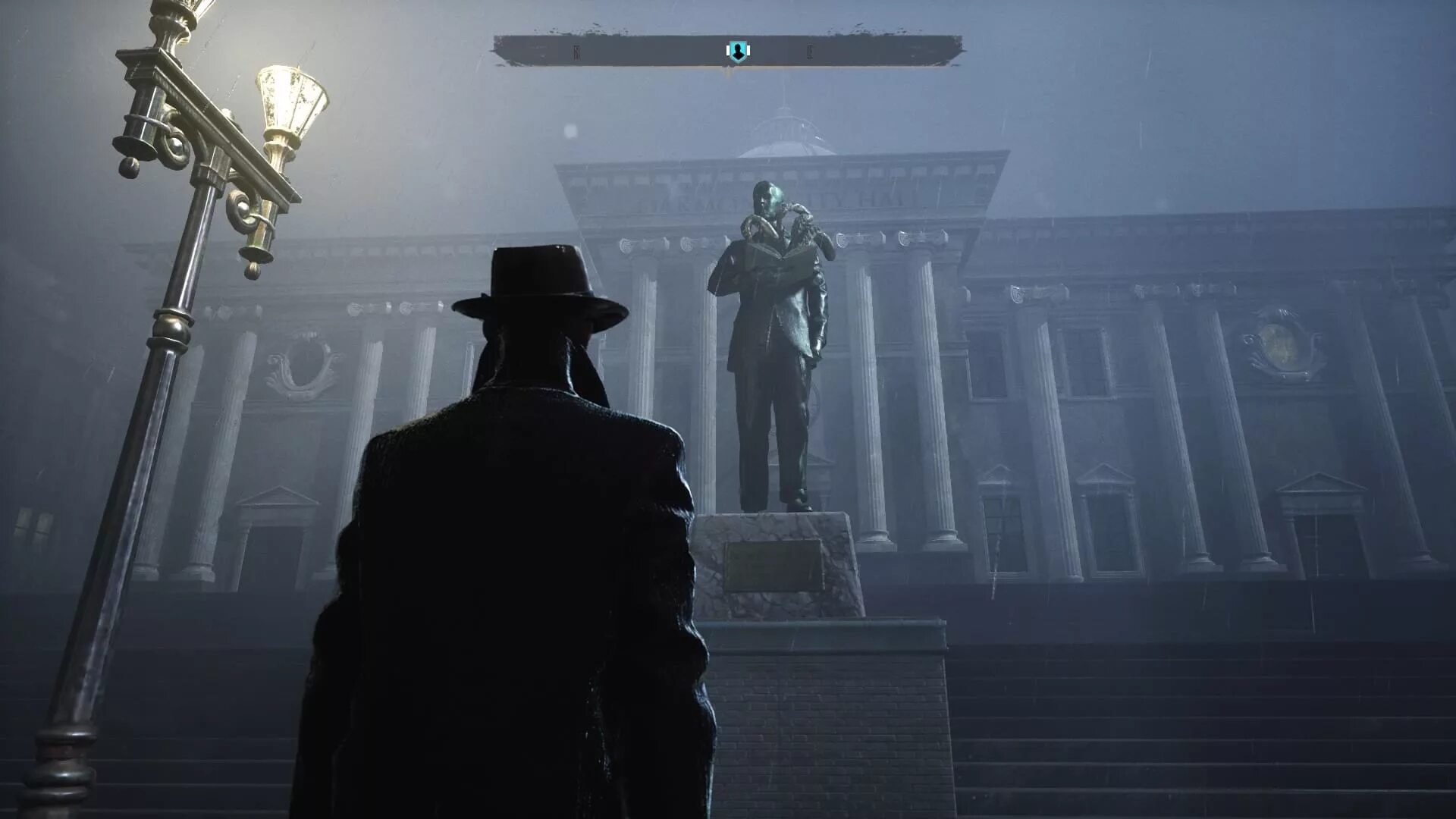 Sinking back. The sinking city.