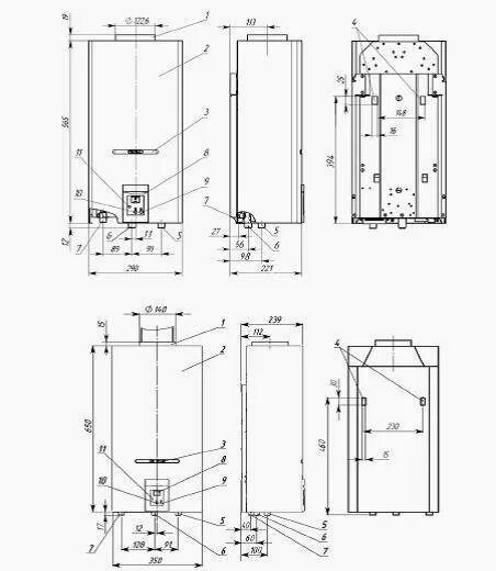 Диаметр дымохода газовой колонки bosch wr 13. Диаметр дымохода газовой колонки. Монтаж газовой колонки в квартире схема. Чертеж газовый проточный водонагреватель. Диаметр дымохода газовой колонки.