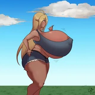 Huge boobs giantess.