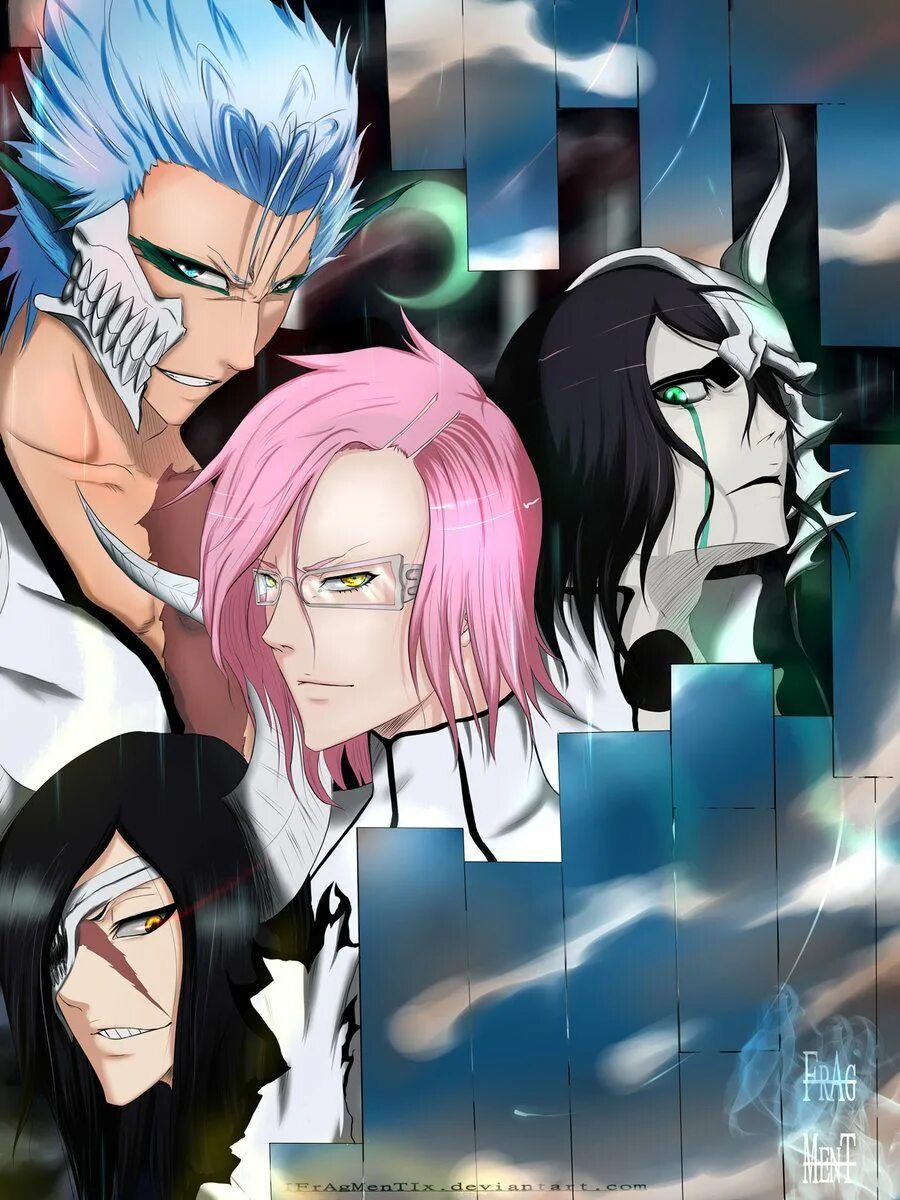 Блич арранкары. Bleach арранкары эспада. эспада гриммджоу.