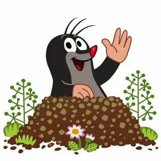 Картинка крота для детей