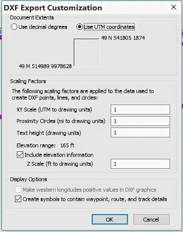 Dxf export. Dxf export