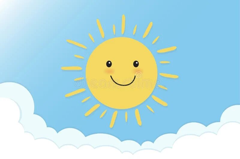 Sun is smiling