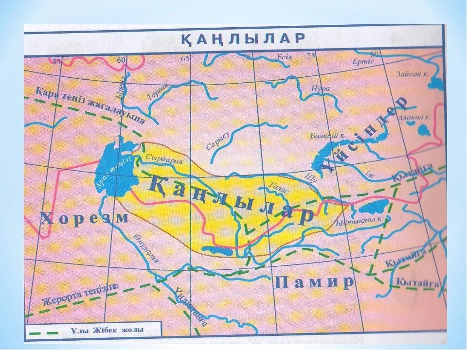 Үйсін карта. Қаңлы карта. Қаңлы мәдениеті презентация. Ұлы Жібек жолы презентация.