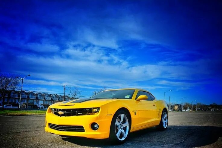 Немного осени желтый на желтом!) Chevrolet Camaro V, 6,2 л, 2014 года фотогр