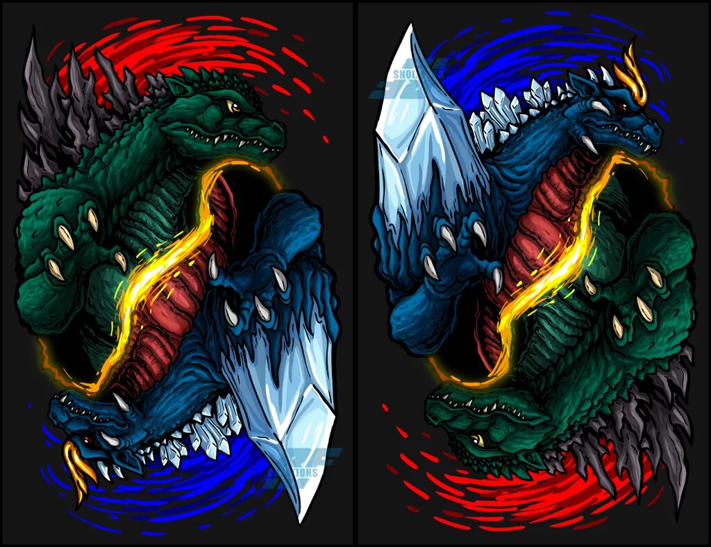 Godzilla omniverse. Godzilla vs spacegodzilla. годзилла против спейс годзиллы. годзилла против дум. spacegodzilla monsterverse.