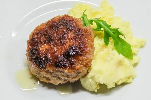 Говяжьи котлеты с картошкой