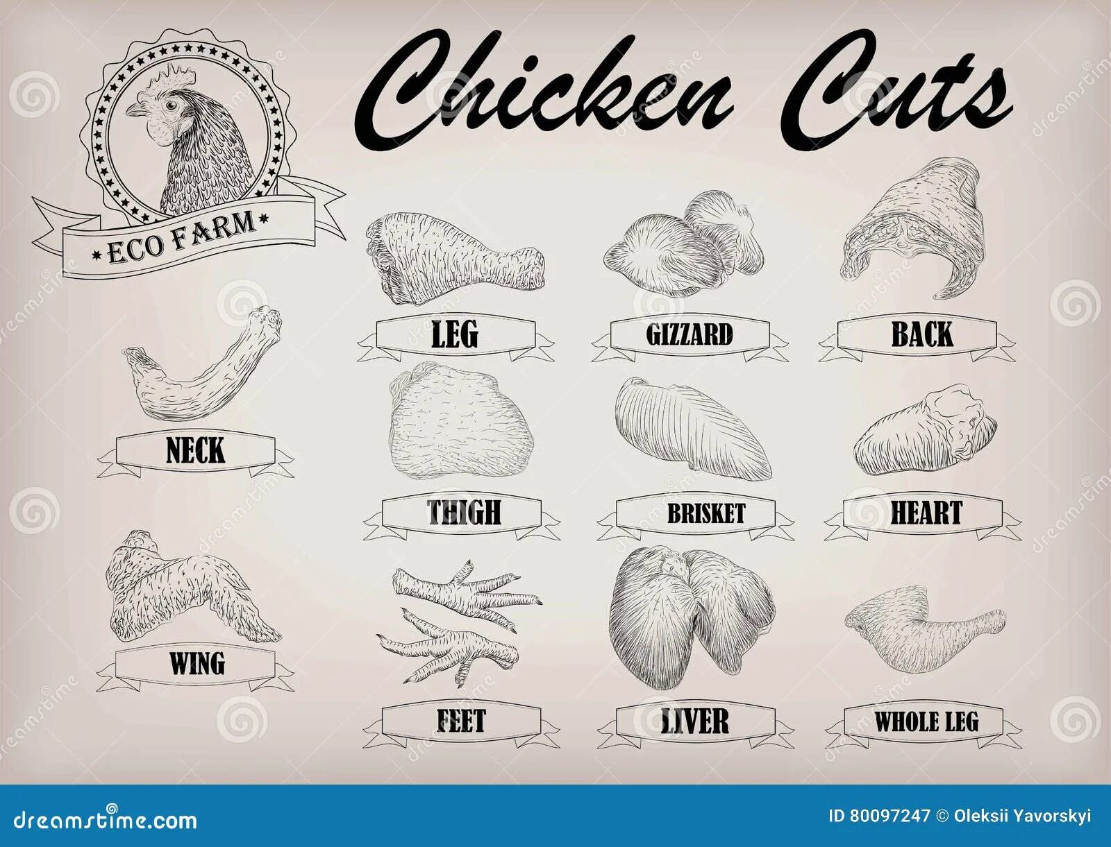 Chicken cuts