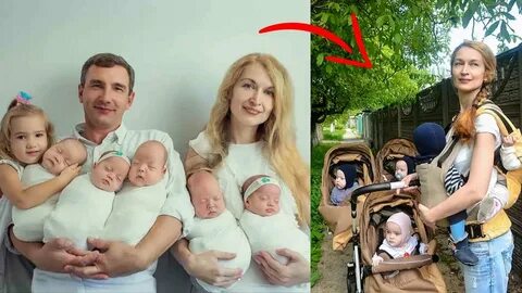 Женщина родила пять детей