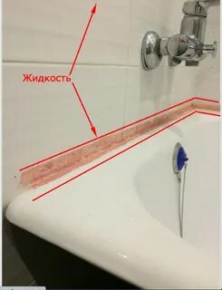 Ванна отошла от стены что делать