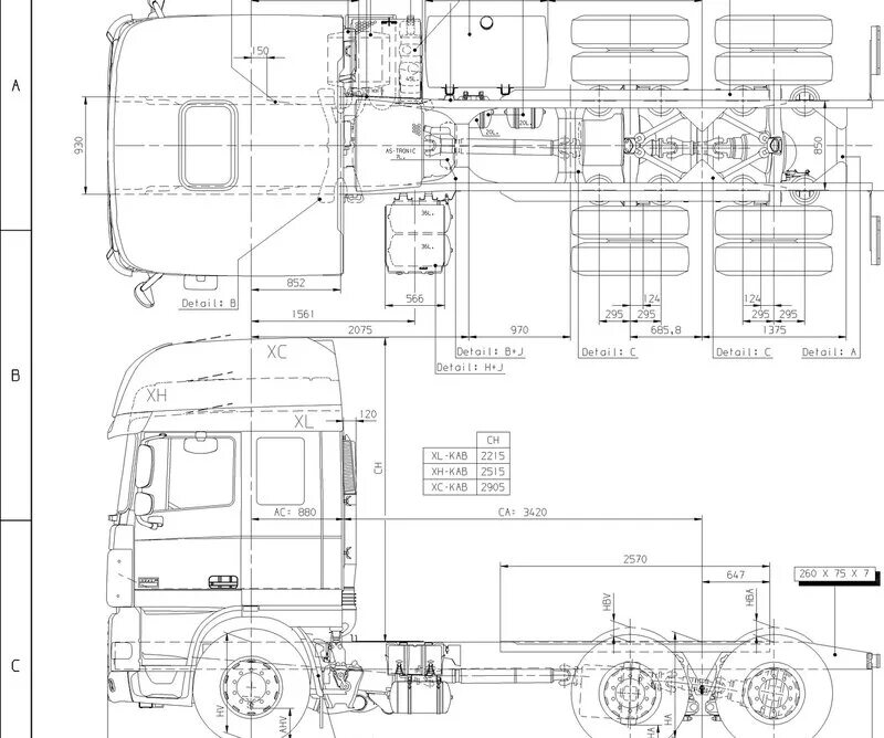 Габариты volvo fh. DAF XF 105 460 габариты. DAF XF 95 габариты. DAF XF 105 габариты. DAF XF 105 чертеж.