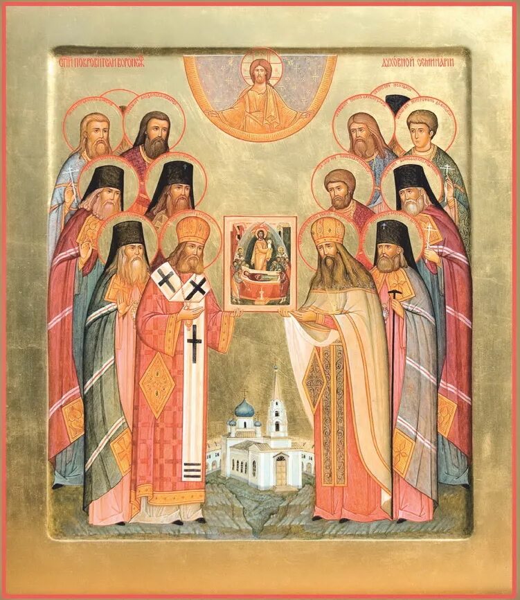 Святые преподобные иконы. Икона Соловецкие святые новомученики. Икона новомучеников Подольских.