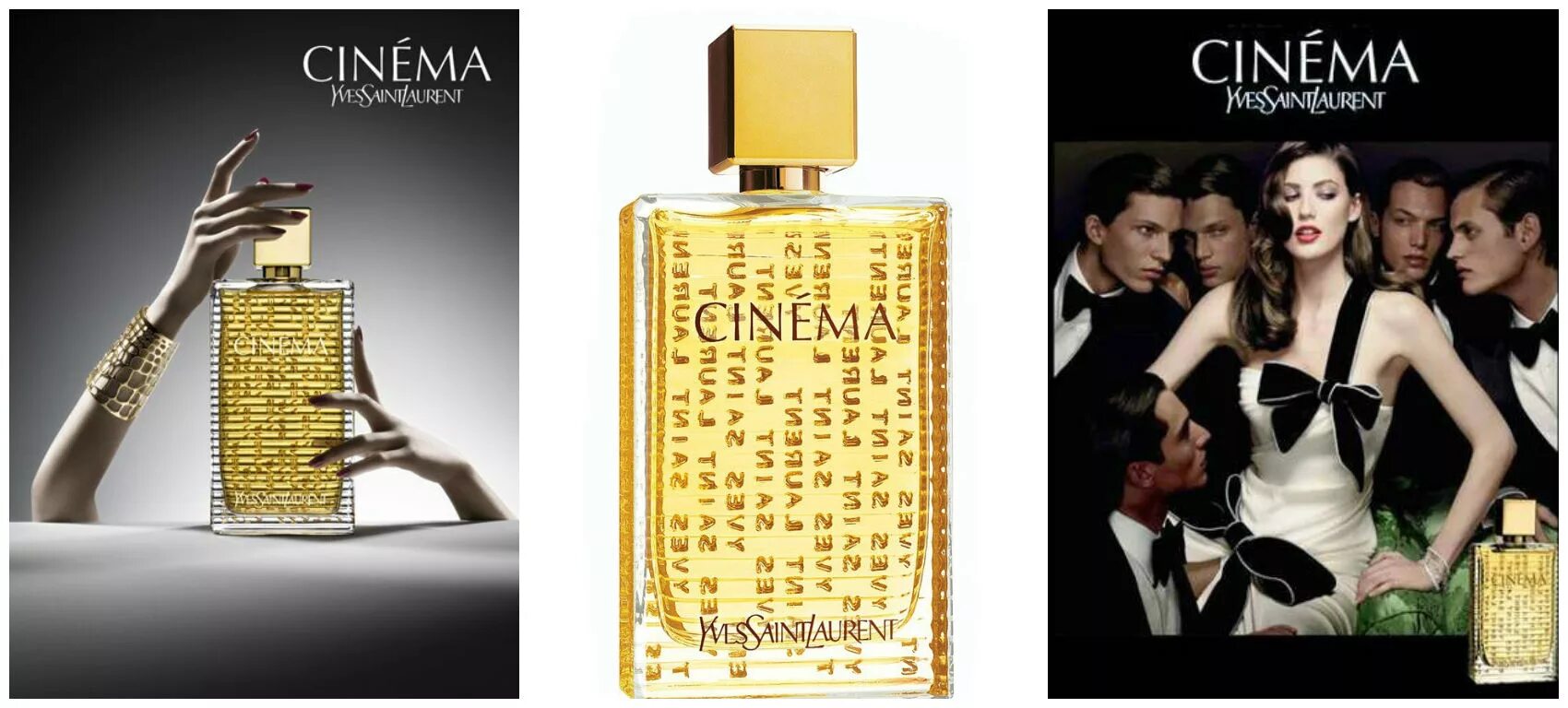 Летуаль сен лоран. Духи Yves Saint Laurent Cinema. Ив сен Лоран духи Синема. YSL Cinema Parfum 50ml Tester w. Аромат Cinema Ив сен Лоран.