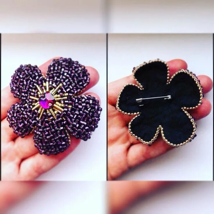 Брошки из бисера. Брошки из бисера для начинающих. Брошь из бусинок. Брошь своими руками мастер класс. Брошь из бисера.