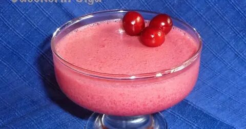 Мусс из манки и компота