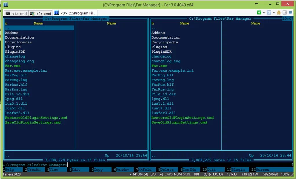 Far Manager 64 bit. Far Manager цветовые схемы. Информационная панель far Manager. Темы для far Manager.