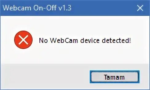 Invalid device error