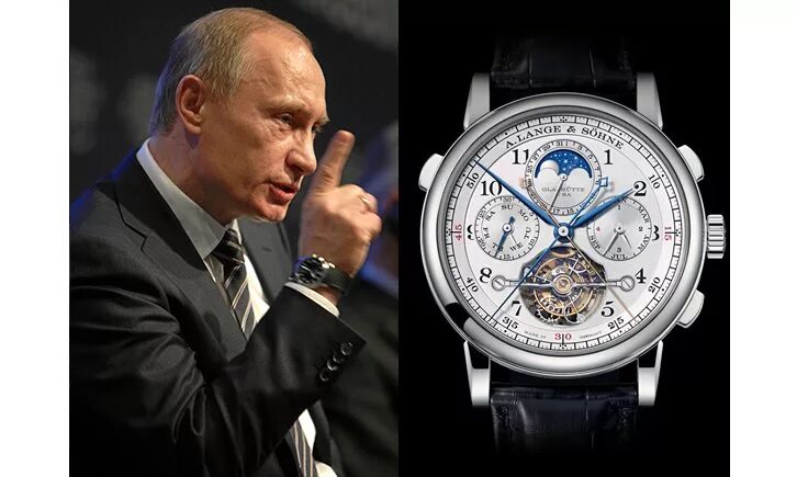 Снизу часы. Часы Патек Филип Путина 2023. Часы Путина Patek Philippe.