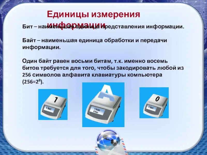 Единицы представления информации - найдено 83 картинок