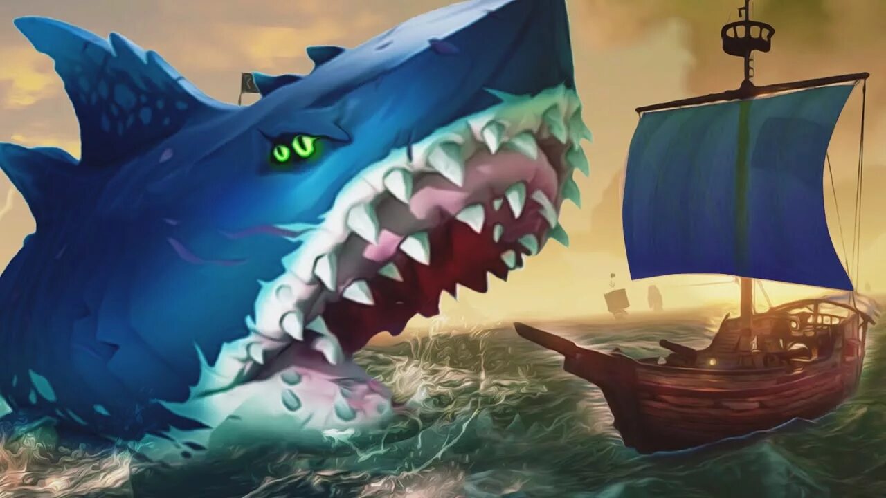 Мегалодон зе исл. Sea of thieves мегалодон. sea of thieves акула. sea of thieves мегалодоны. мегалодон из sea of thieves.