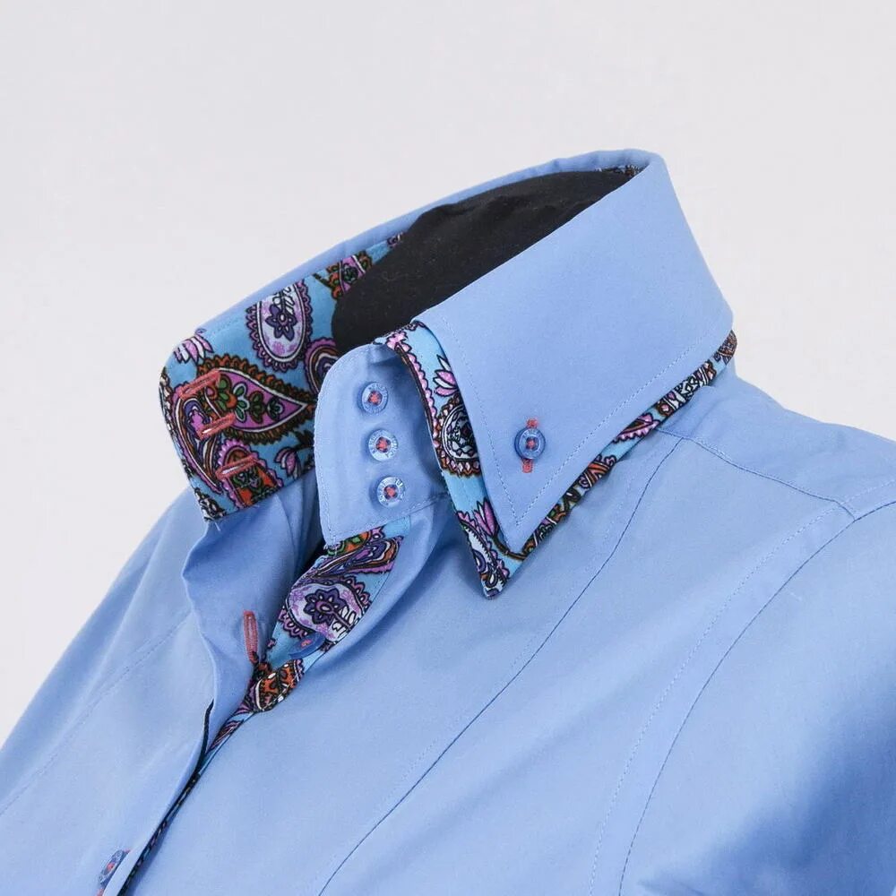 Pennyblack рубашка голубая с белым воротником. Воротник и манжеты. Рубашка с белым воротником. Манжеты на рукавах и воротник. Голубая рубашка с белым воротником.