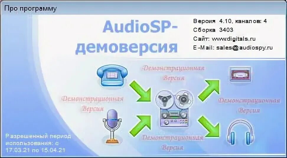 Демо версия риком. Демо программа.