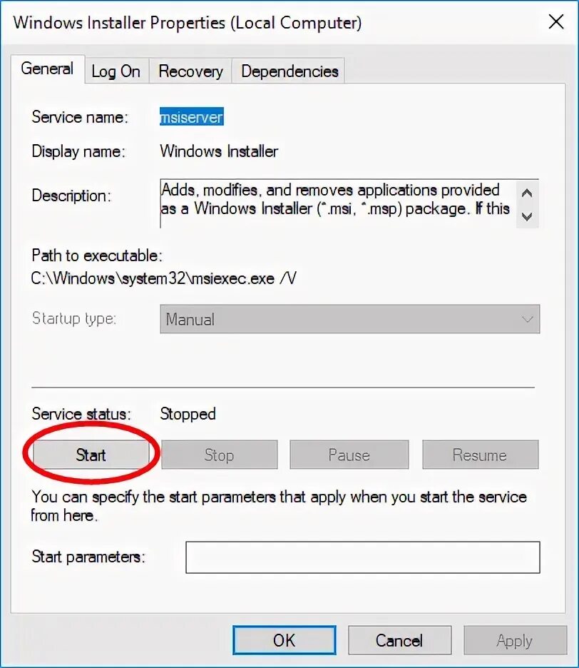Windows installer service could not be. Windows installer имя службы. адреса для входа в installer. отображаемое имя по виндовс инсталлер. find параметр start.