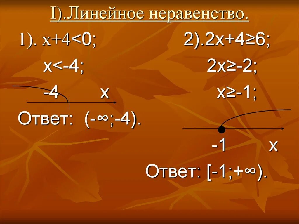 Линейные неравенства алгоритм. Линейные неравенства. Решение линейных неравенств. Неравенства линейные неравенства. Типы линейных неравенств.