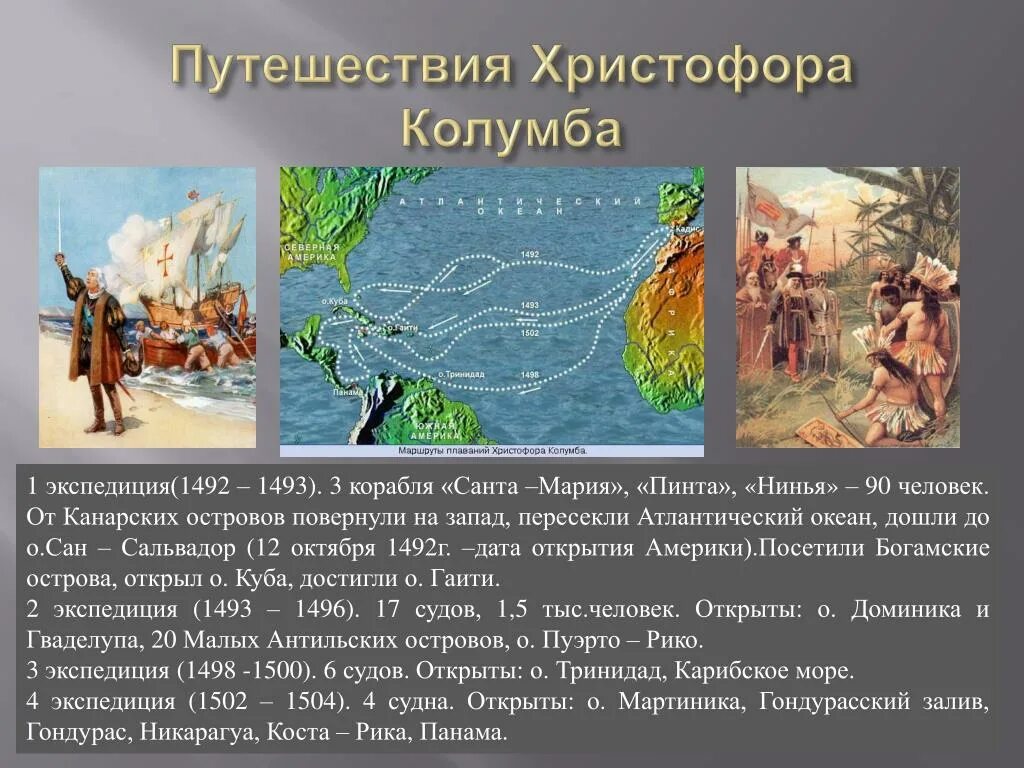 Экспедиция Христофора Колумба 1492. Путешественник почему 2