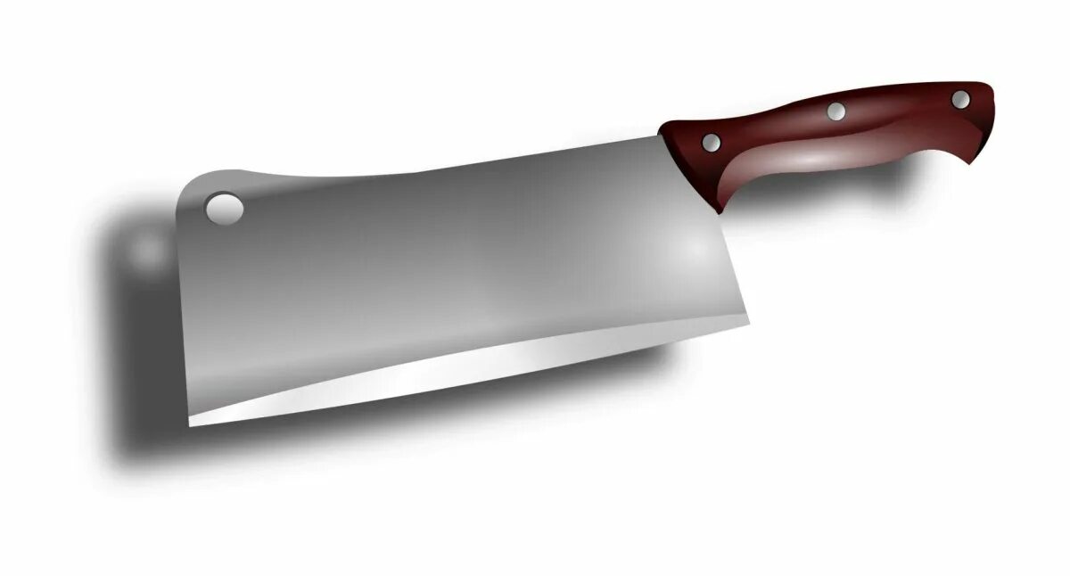 Мясной тесак. Тесак meat cleaver. тесак нож. нож мясника вектор. поварской кухонный нож.