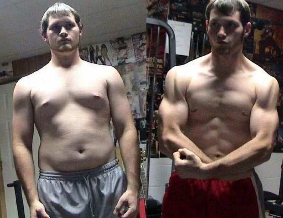 Трансформация тела. До и после тренировок. Трансформация за год тренировок. Накачался до и после.