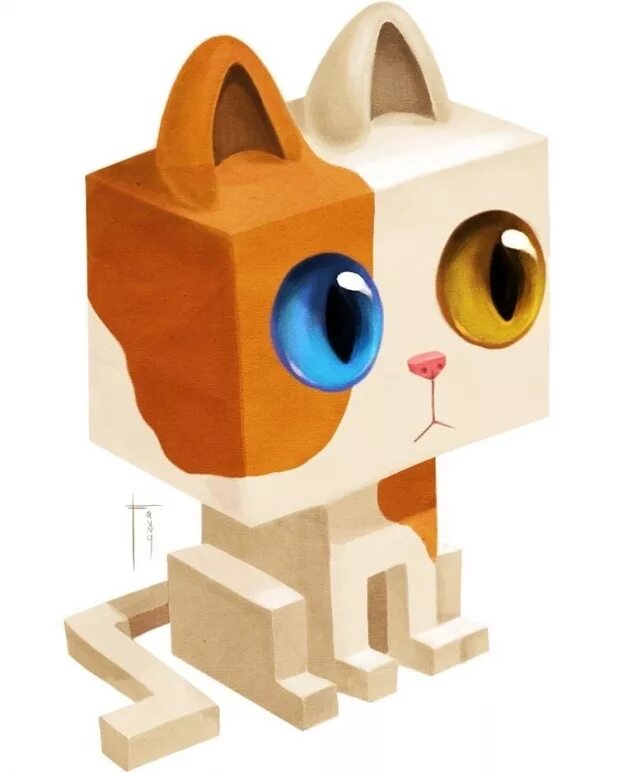 Кот квадратный какая. Квадратный кот. Квадратная кошка. Кот с квадратной головой. Кошечка квадрат.