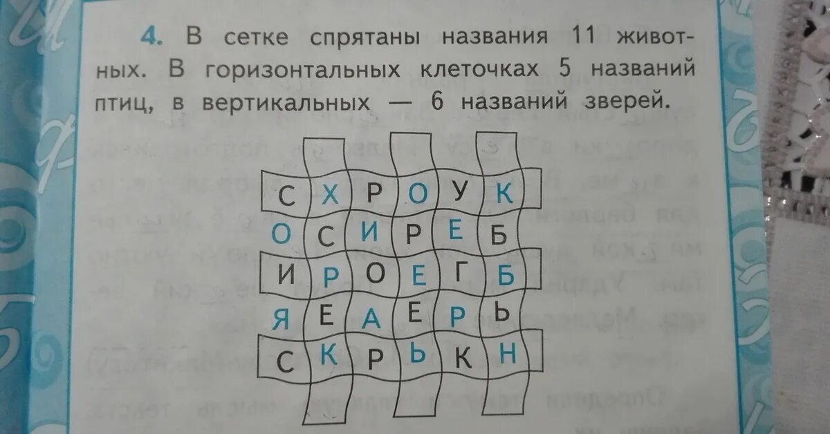 Телевизор спрятавшееся слово 1 класс. В сетке спрятаны названия 11 животных в горизонтальных 5 названий. В сетке спрятаны 11 названий животных горизонтальных 5 птиц как решить. В сетке спрятаны названия 11 животных в горизонтальных клеточках. Впиши в клетки названия животных.