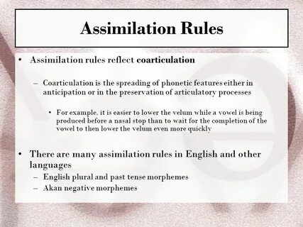 Assimilation in english phonetics