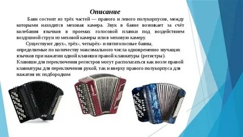 Баян описание