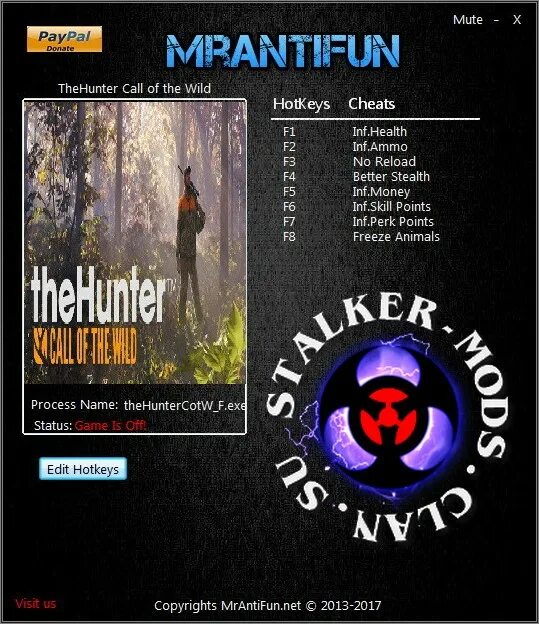 The hunter call of the wild коды