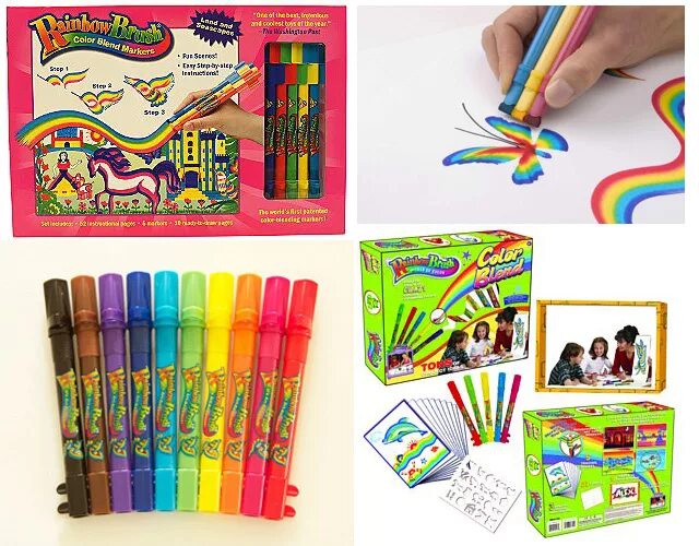 выдувные фломастеры. фломастеры для детей. карандашами фломастерами игра. маркеры для детей. раскраска разноцветный коврик для детей.