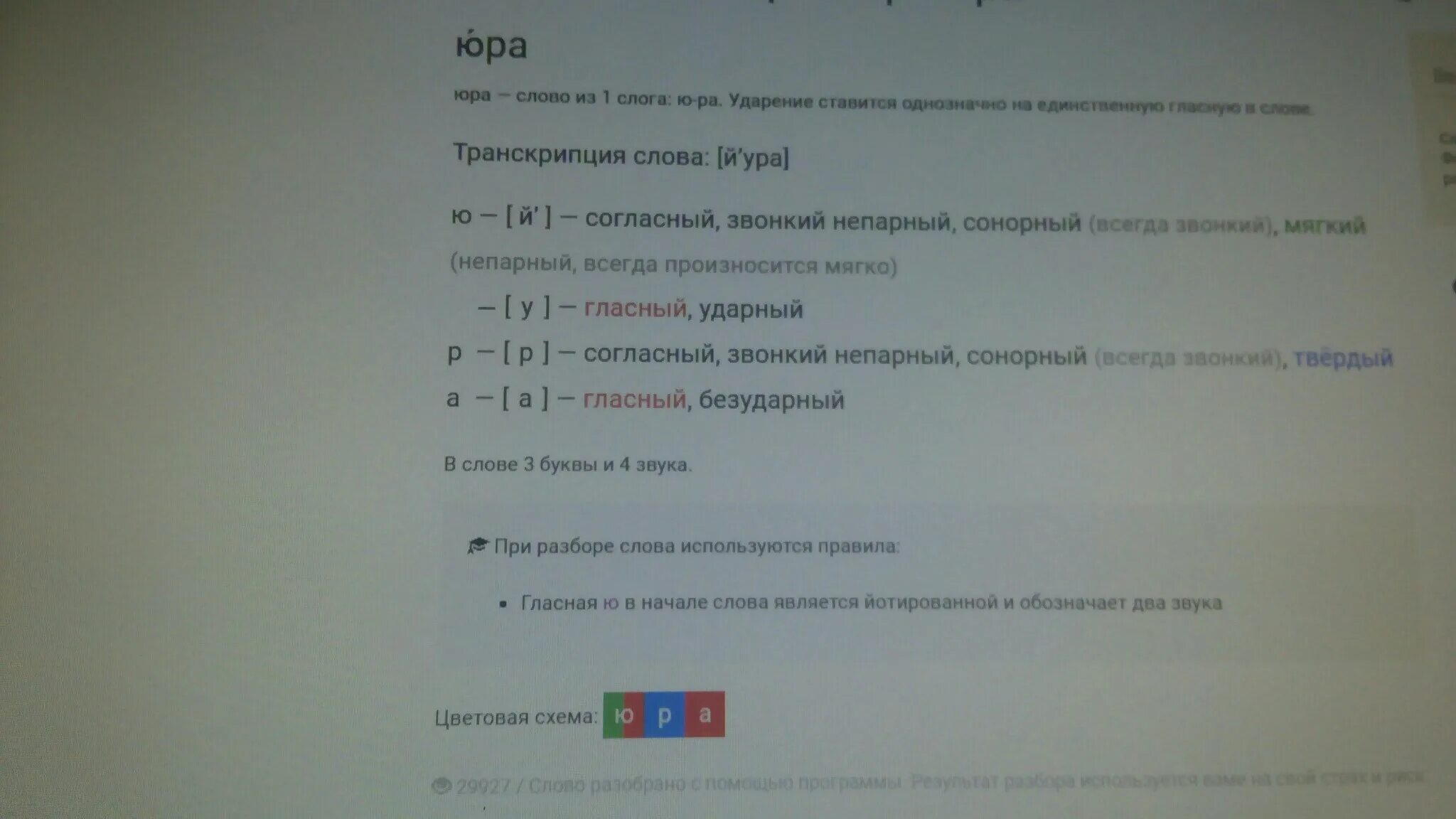 Юра фонетический разбор. Фонетический разбор слова Юра. Звуковой разбор слова Юра. Звуковой анализ слова Юра. Количество звуков и букв в слове юра